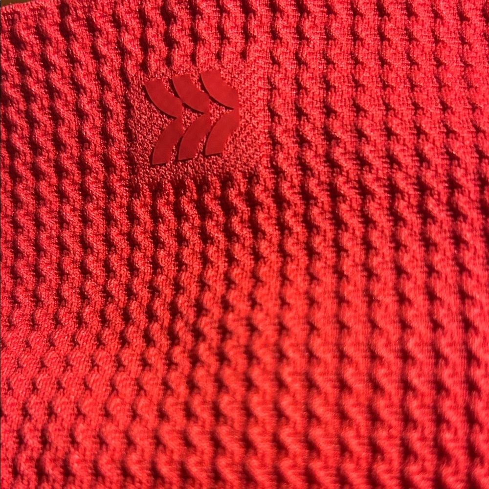 All in Motion Bright Red Women's Leggings - Picture 4 of 5